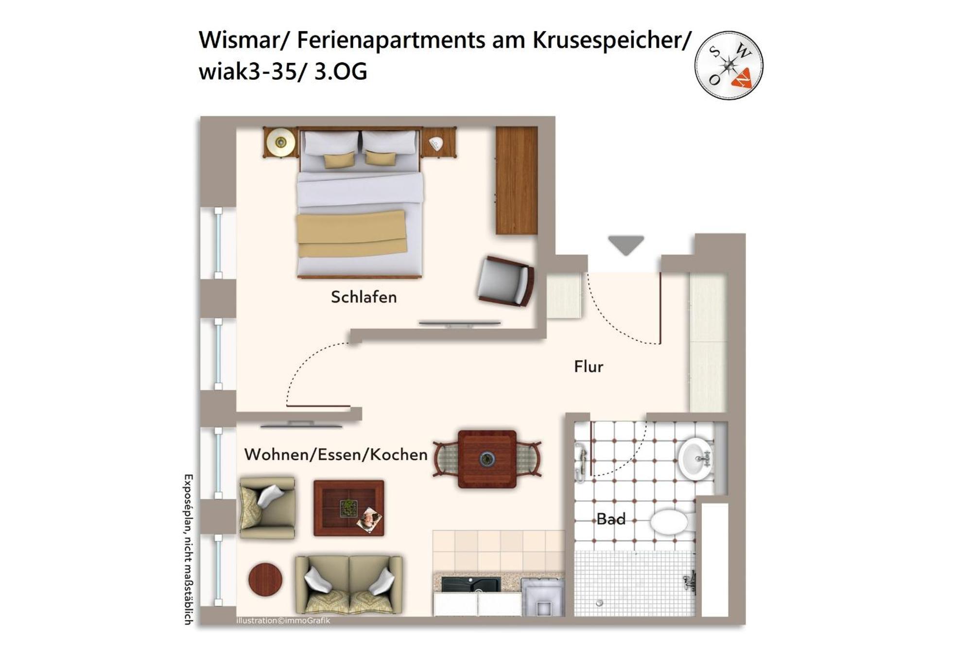Ferienapartments Am Krusespeicher Ferienapartments Am Krusespeicher 3-35 Wismar Exterior photo